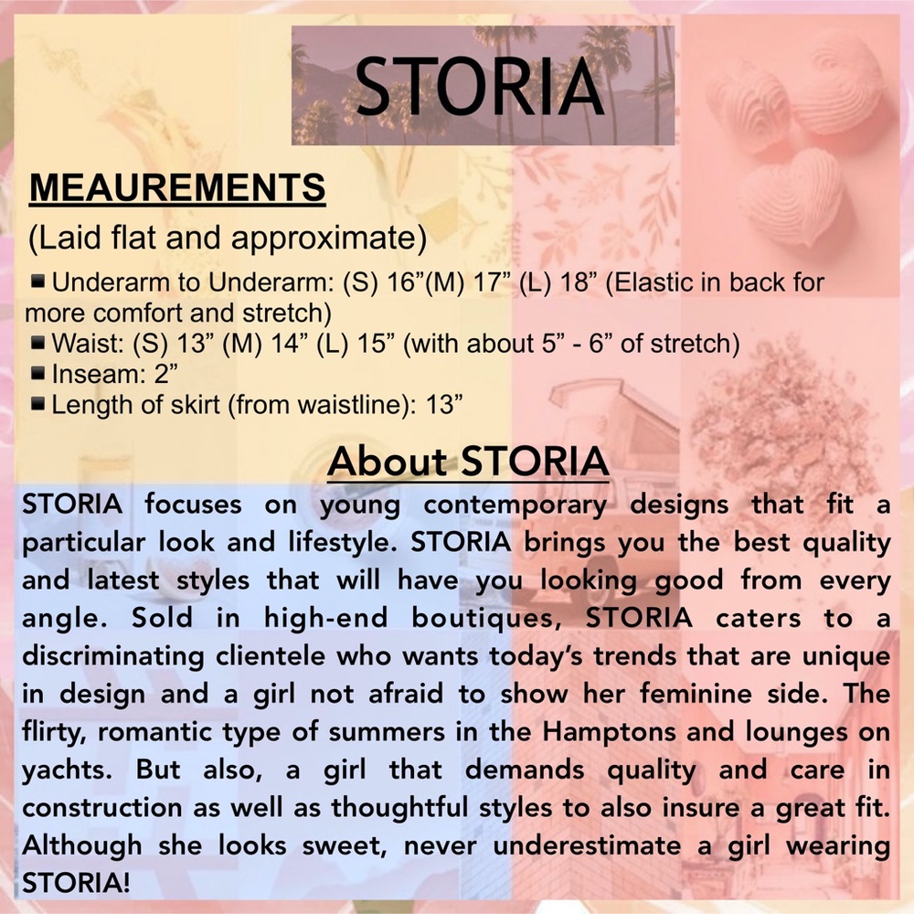 📌 STORIA Sexy Star Print Skort Romper Elasticized Waist Intricate Pleats V-Neck - Picture 12 of 12